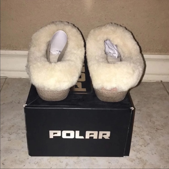New Women’s Genuine Suede Warm Mule Slippers - Picture 4 of 6